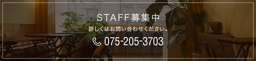 STAFF募集中